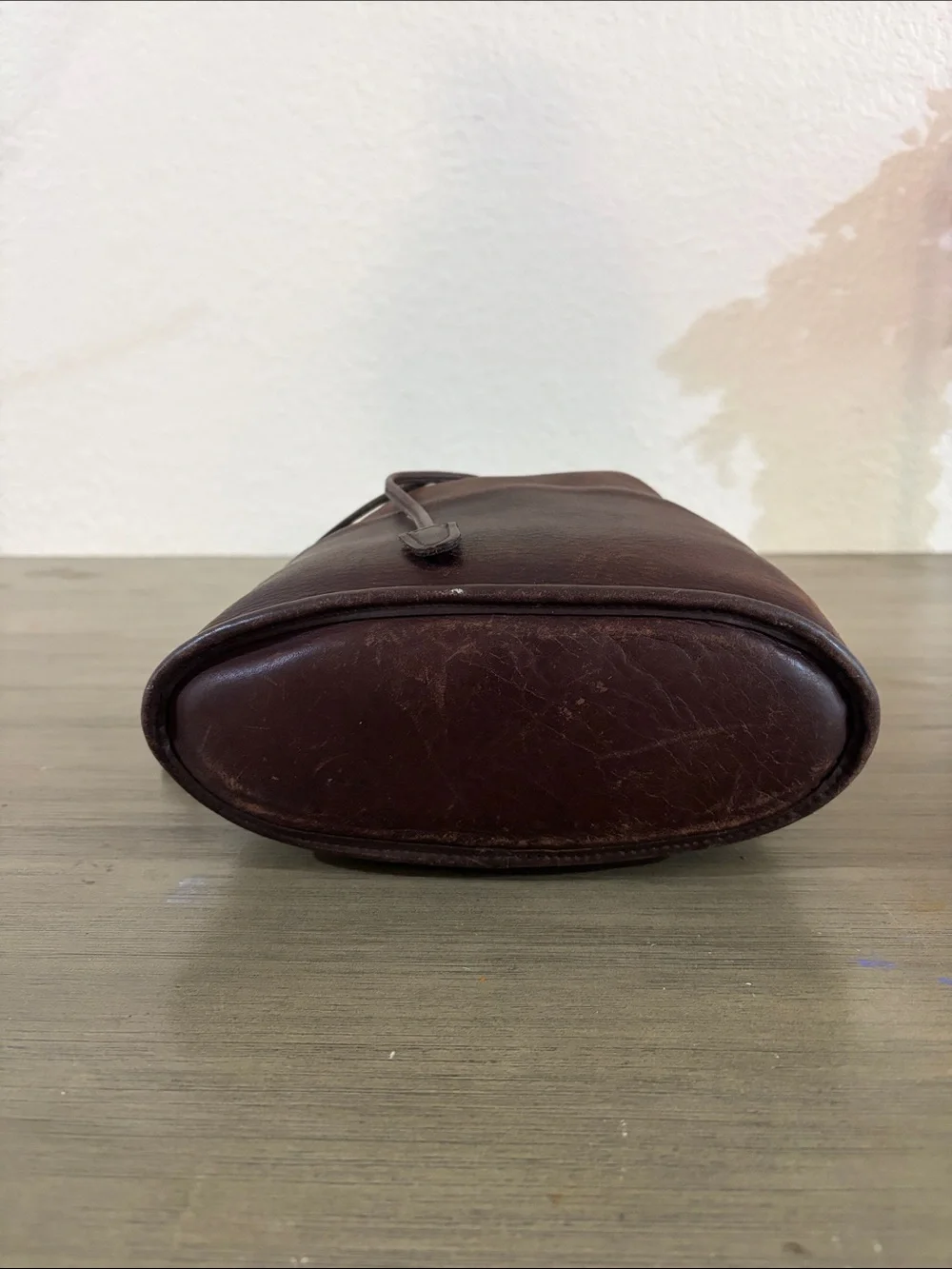 Coach 4151 Milk Chocolate Brown Vintage Drawstring Bucket Bag
